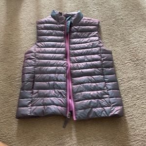 Lands End M 10 - 12 puffer vest new without tag
